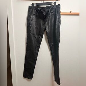 AG Leatherette Super Skinny Ankle